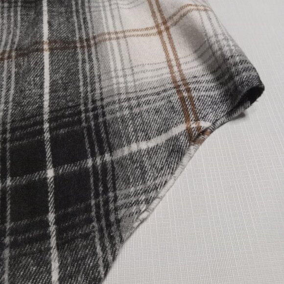 Shein Lune Plaid Print Plus Size Button Front Sleeveless Vest Jacket Women's 2XL - Picture 11 of 12